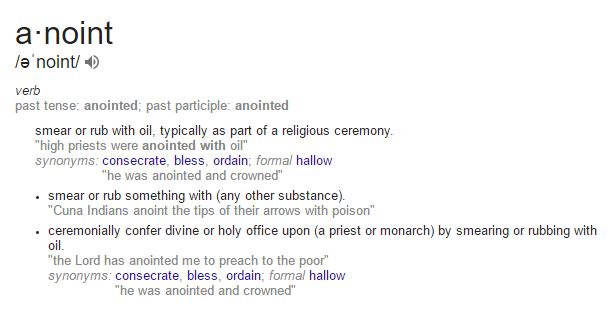 annoint