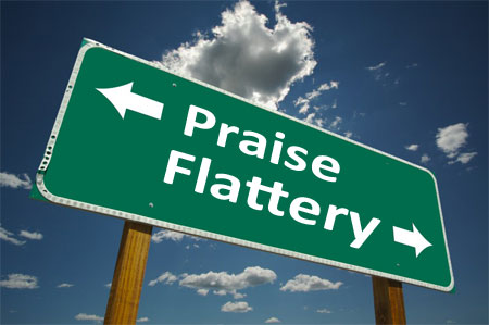 Praise-Flattery-sign